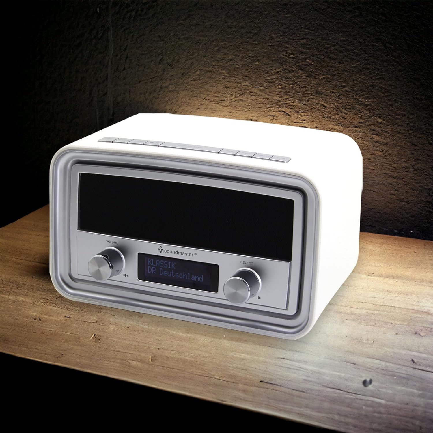 soundmaster UR190WE Radiowecker weiB