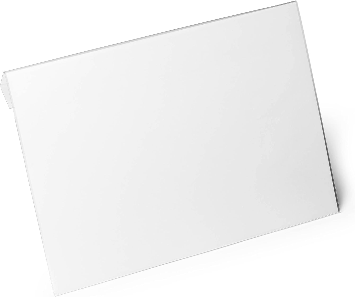 Durable Kennzeichnungstasche HARD COVER mit Falz A4 quer, Packung à 10 Stück, transparent, 116319 A4 quer mit Falz