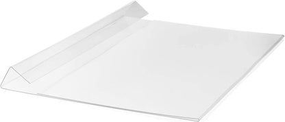 Durable Kennzeichnungstasche HARD COVER mit Falz A4 quer, Packung à 10 Stück, transparent, 116319 A4 quer mit Falz