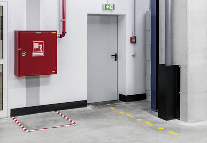 Durable 170504 Arrow-Shaped Parking Space Marker, Self-Adhesive and Abrasion-Resistant, RAL 1003 Signal Yellow
