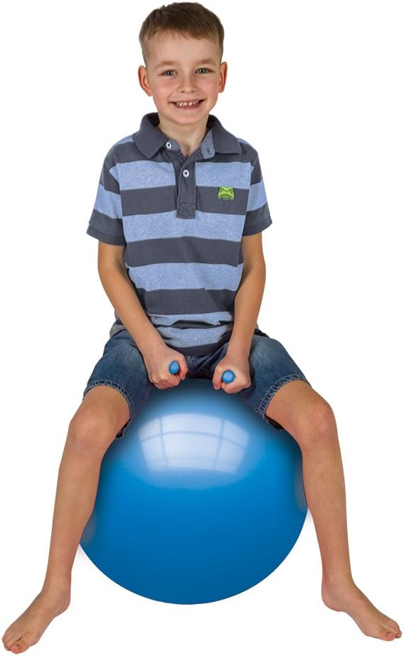 John Printed hopper ball, bouncy ball, jumping ball, space hopper, hopper ball for inside and outside, re-inflatable, robust, fitness for children