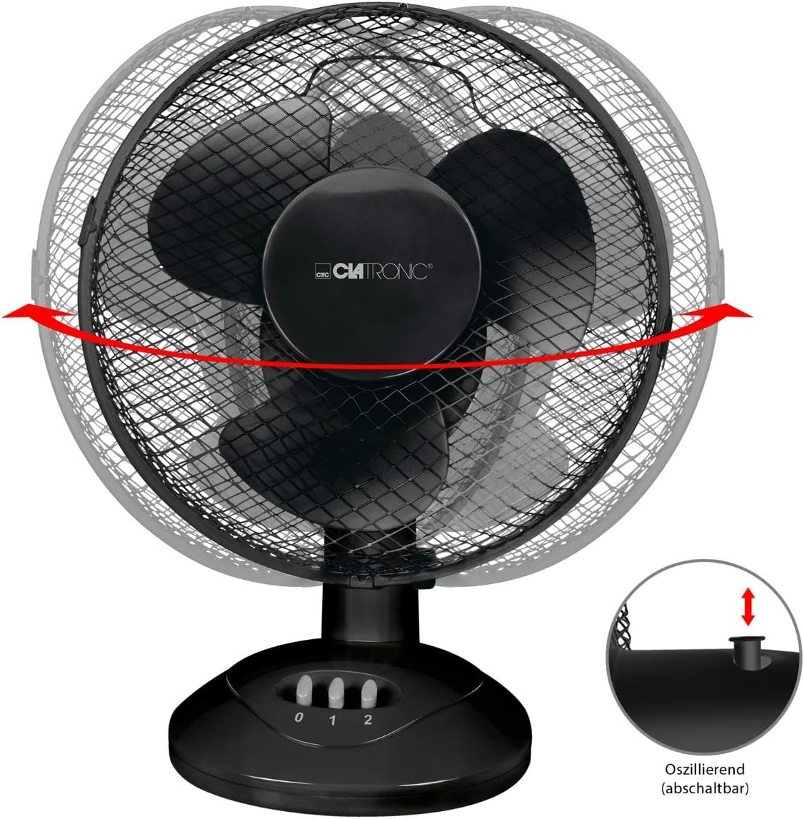CLATRONIC VL 3601 Tischventilator 30 W