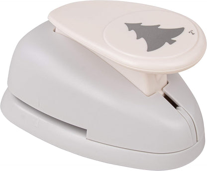 Rayher Hobby 69008000 Motivstanzer Tannenbaum, ø 5,08 cm- 2 Zoll, geeignet für Papier/Karton bis zu 200g/m² 5,08cm- 2 Zoll