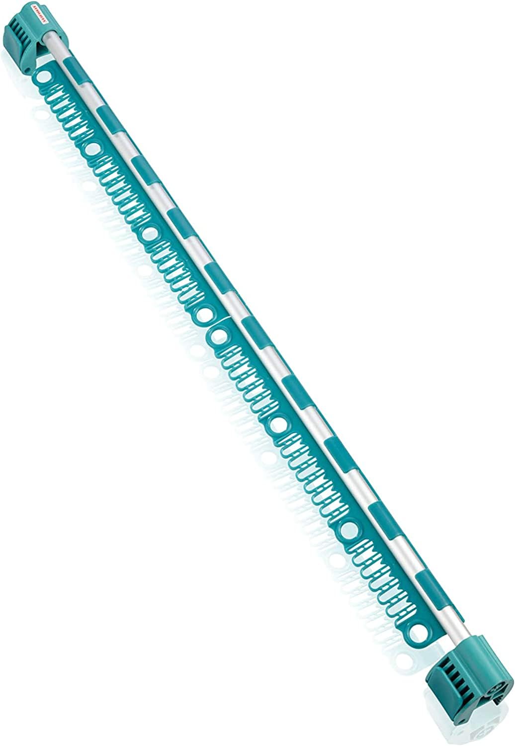 Leifheit Easyclip Linomatic windfester Kleinteilehalter, Wäscheschirm Zubehör für Linomatic Wäschespinnen, Wäschespinne Zubehör mit Klippverschluss A 92 x 24 x 15 cm