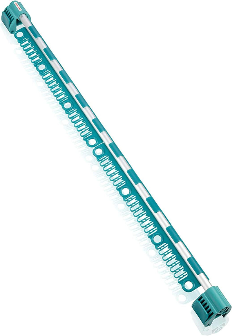 Leifheit Easyclip Linomatic windfester Kleinteilehalter, Wäscheschirm Zubehör für Linomatic Wäschespinnen, Wäschespinne Zubehör mit Klippverschluss A 92 x 24 x 15 cm