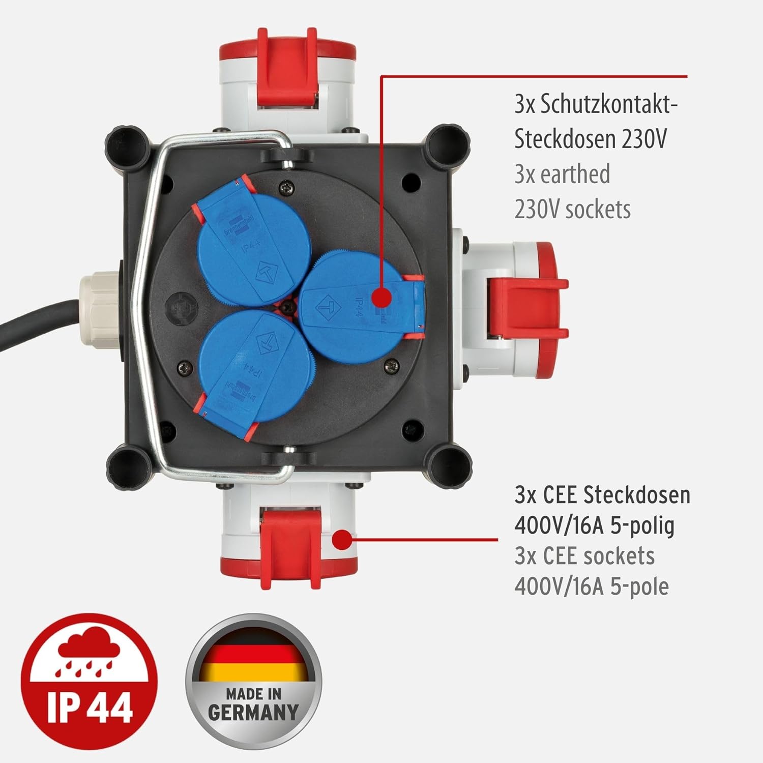 brennenstuhl Starkstromverteiler 1,0 m