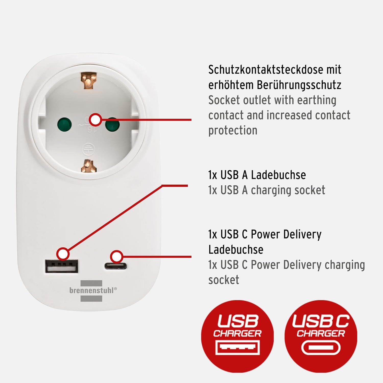 brennenstuhl Ladeadapter