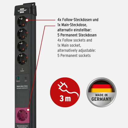 brennenstuhl Premium-Line 5-fach Steckdosenleiste