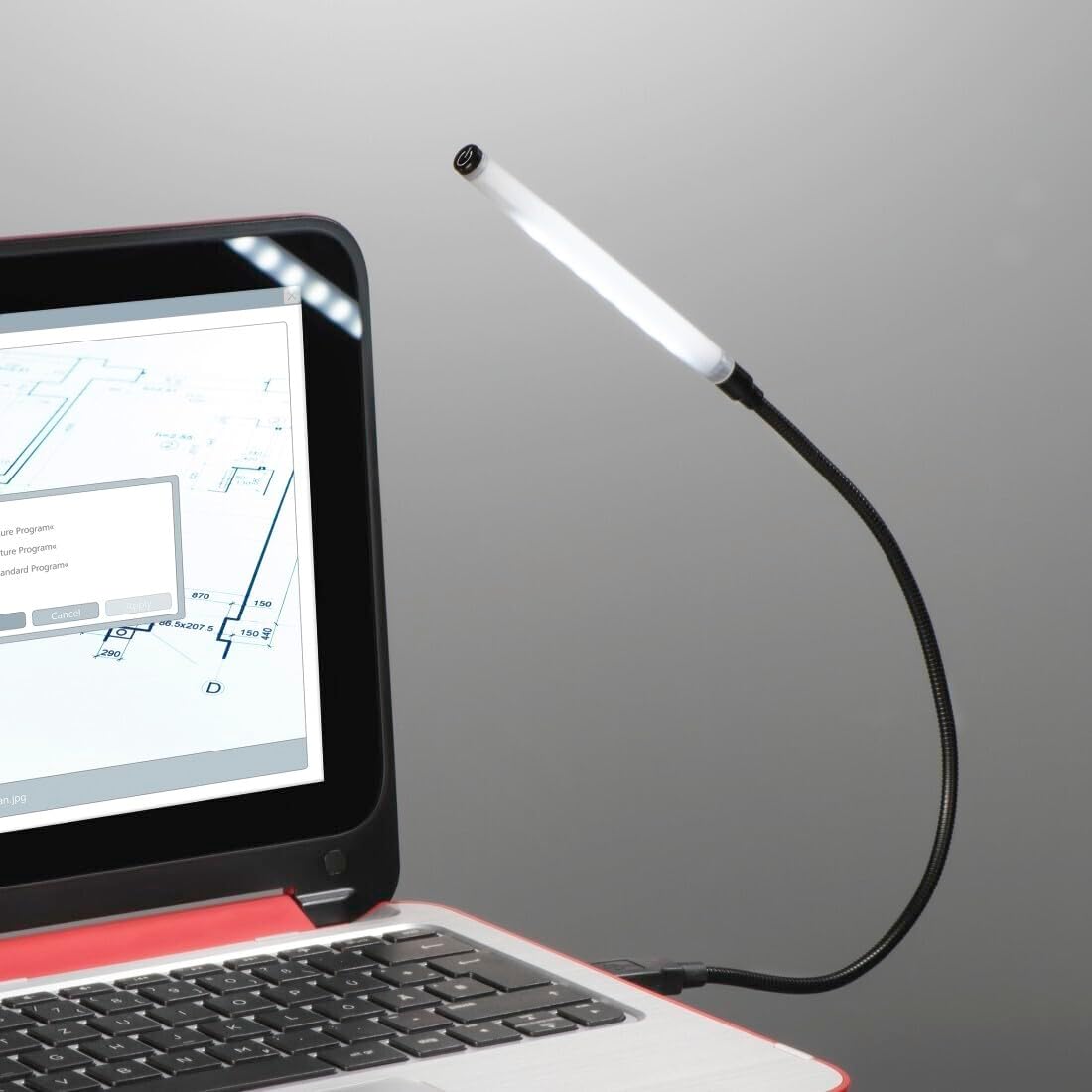 hama Schwanenhals USB-Licht