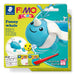 STAEDTLER 8035 21 FIMO Kids Modelling Clay Set - "Funny Whale"  (Pack of 2 FIMO Kids Blocks, Stickers & Modelling Tools)