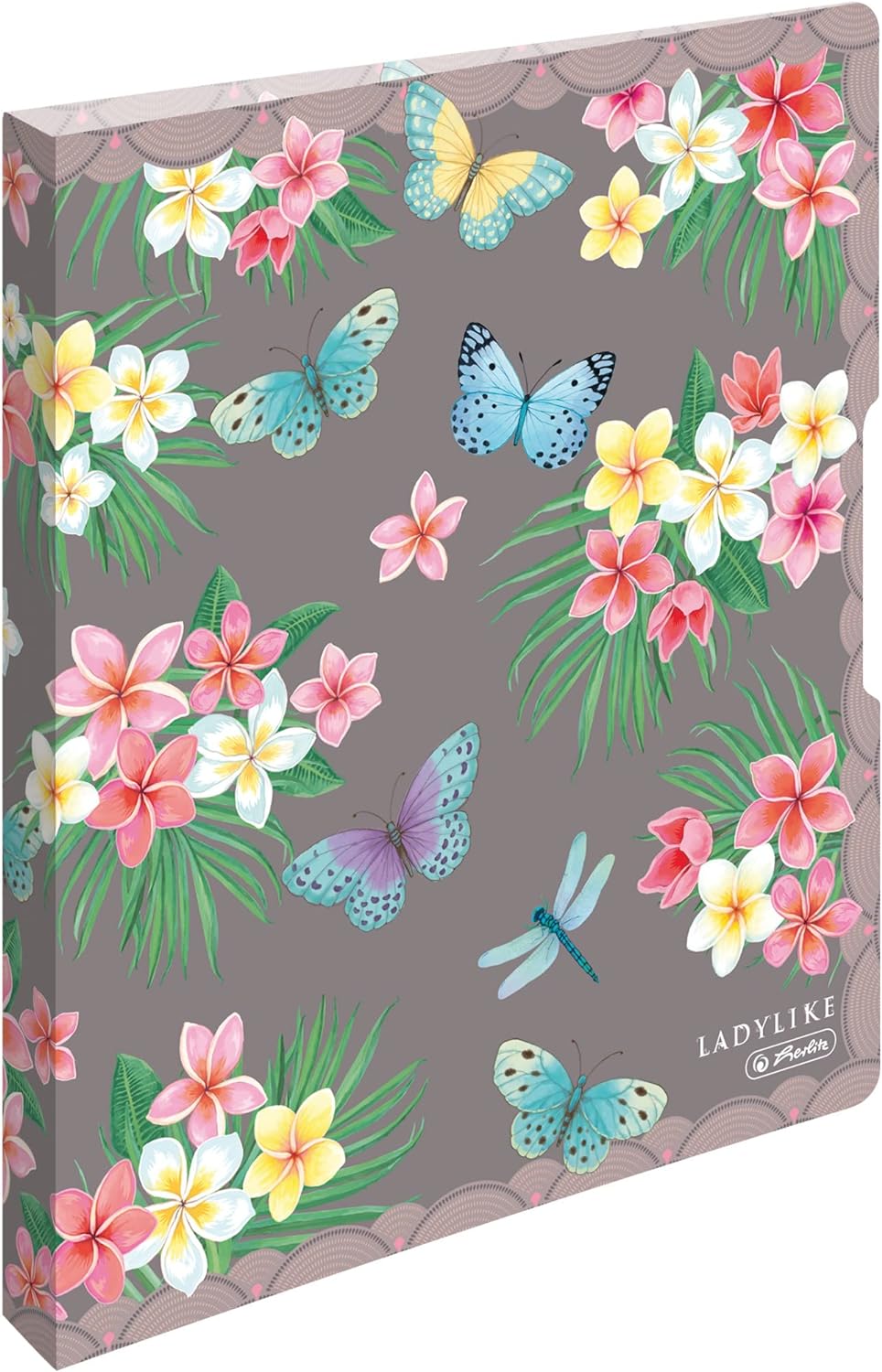 herlitz Ladylike Butterflies A4 PP Ring Binder - 1 Piece