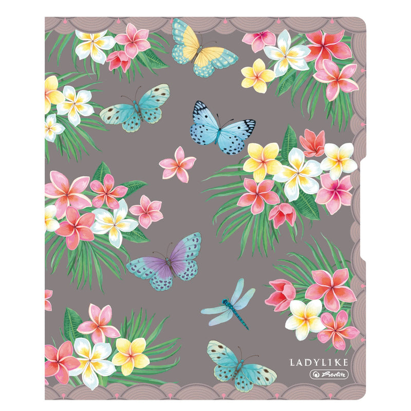 herlitz Ladylike Butterflies A4 PP Ring Binder - 1 Piece