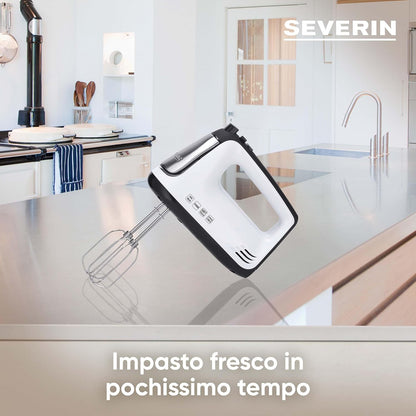 SEVERIN HM 3830 Handmixer weiB/schwarz 400 W
