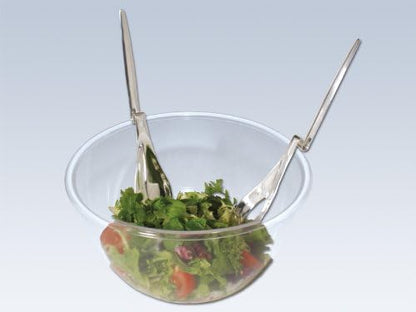 chg 3377-00 Salatbesteck mit Knick/Länge: ca. 27,5 cm, Silber, 1 - Pack (Packung mit 2)