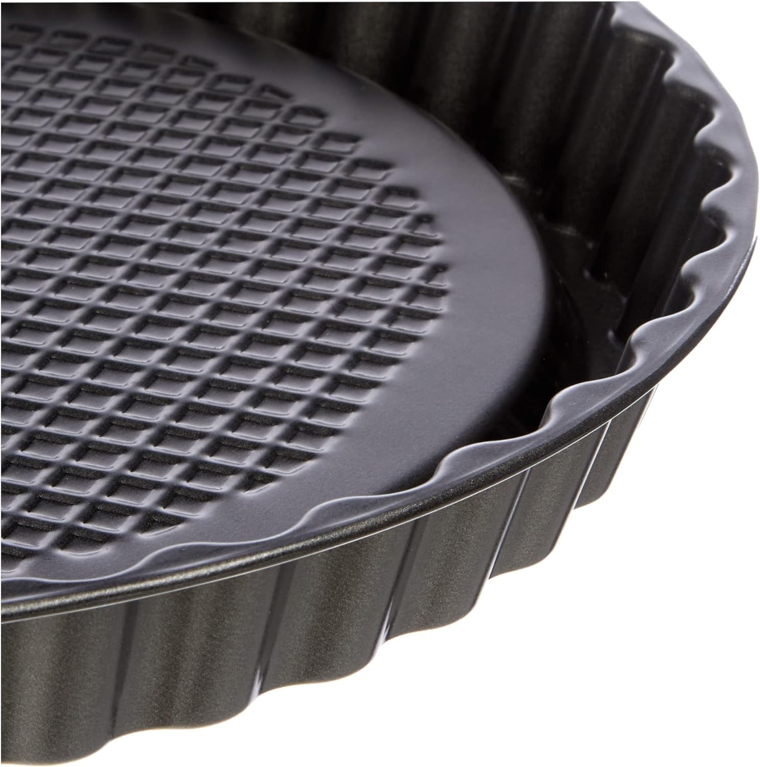 CHG Fruit flan form 28cm in anthracite, Stainless Steel, 28 x 28 x 3 cm