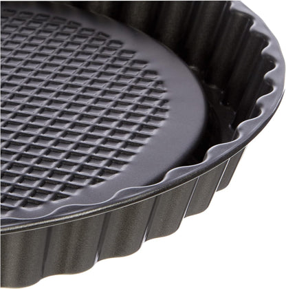 CHG Fruit flan form 28cm in anthracite, Stainless Steel, 28 x 28 x 3 cm