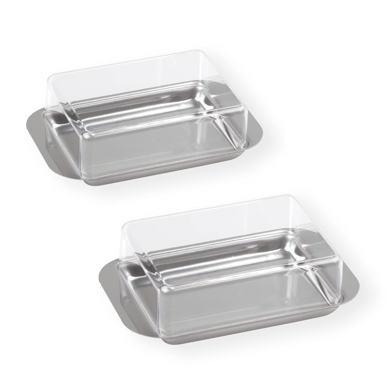 C. Hermann Gross KG (Consignment) CHG 9559F-05 2-Piece Refrigerator Butter Dish with Lid 15 x 9.5 cm