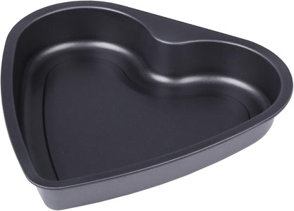 Herz-Backform mit hochwertiger Antihaftbeschichtung (bis 250°C hitzebeständig), anthrazit-metallic, Made in Germany", ca. 26,0 x 25,5 x 4,0 cm