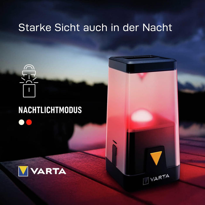 VARTA Outdoor Ambiance L30RH LED Campinglampe schw