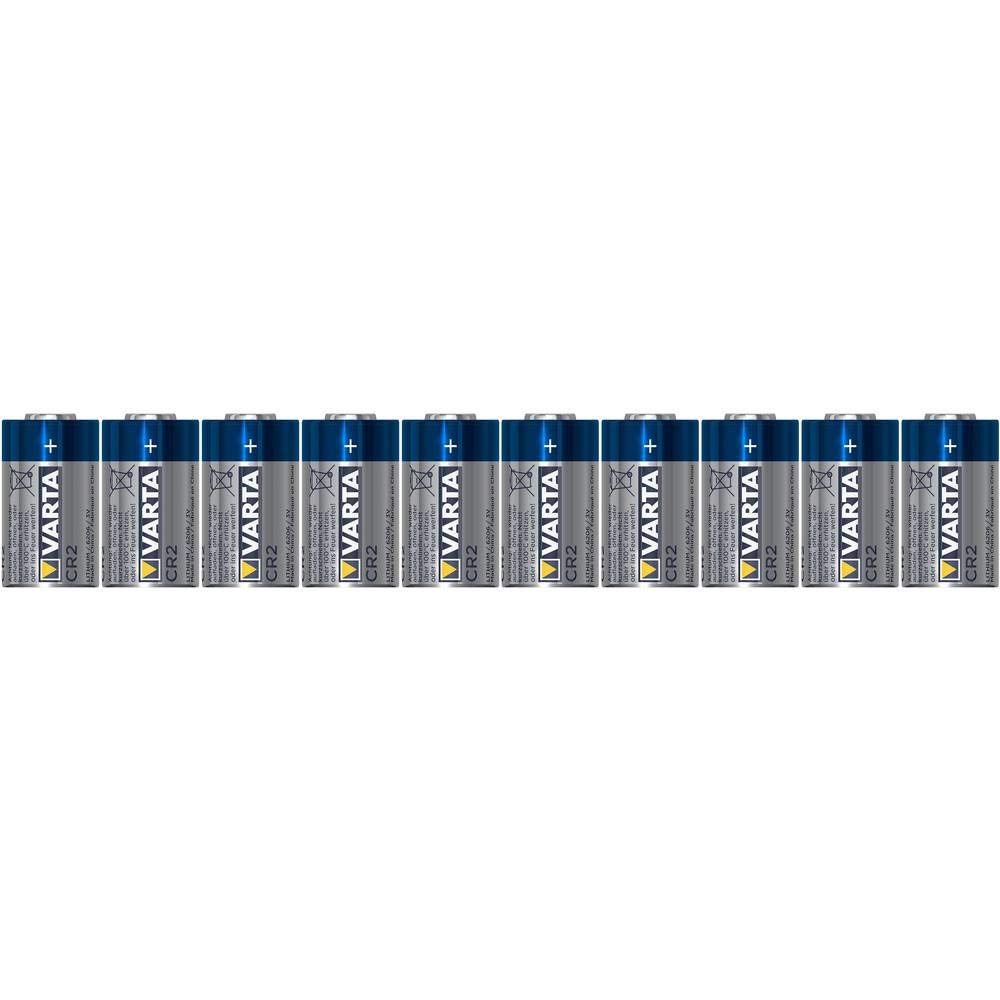 10 VARTA Batterien CR2 Fotobatterien 3,0 V