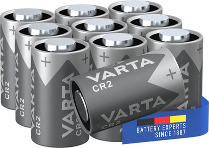 10 VARTA Batterien CR2 Fotobatterien 3,0 V