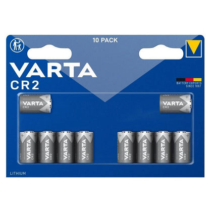 10 VARTA Batterien CR2 Fotobatterien 3,0 V