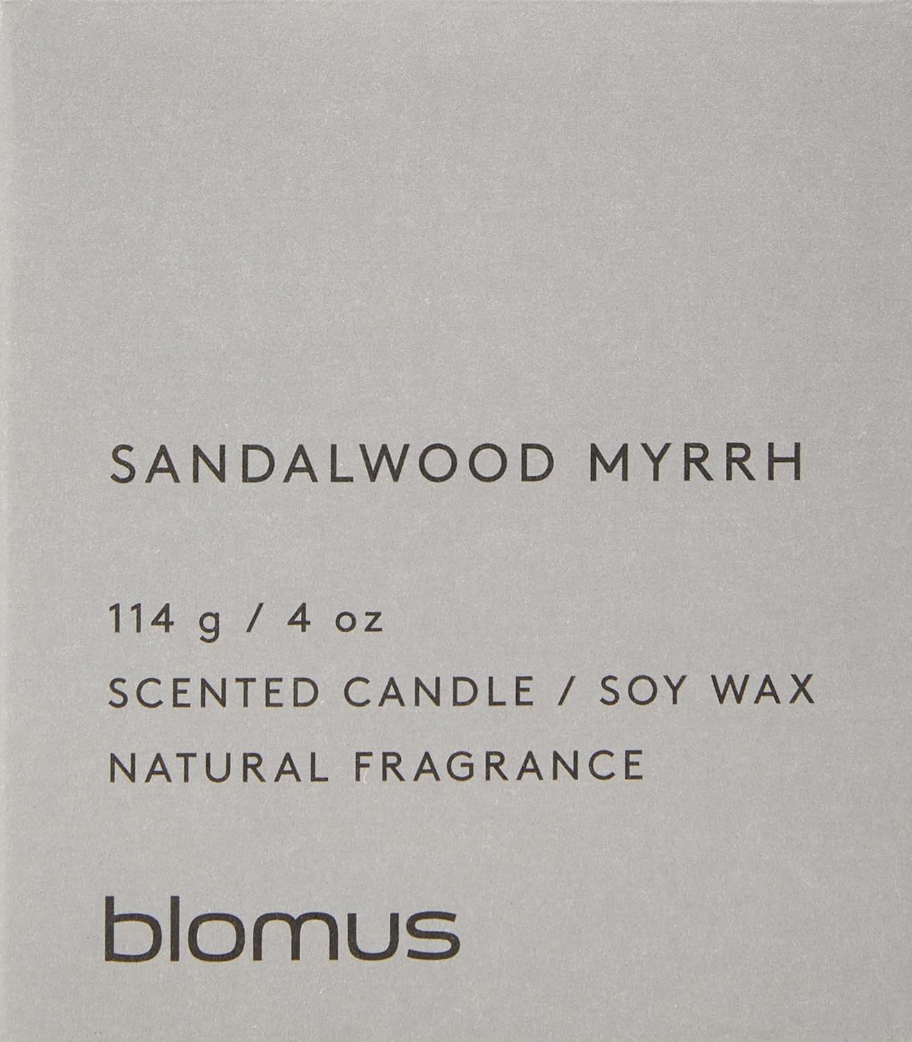 Blomus Fraga Scented Candle Micro Chip S Soy Wax Candle in Concrete Look Small Micro Chip