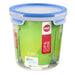 Emsa 508553 Clip & Close round food storage container 2.0 litres, transparent/blue