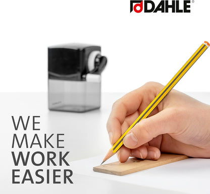 Dahle 144 Manual Desktop Pencil Sharpener 8mm Black / Clear - D14416862