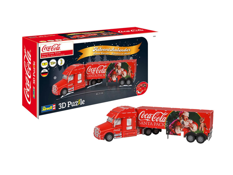 Adventskalender Coca Cola Truck mehrfarbig