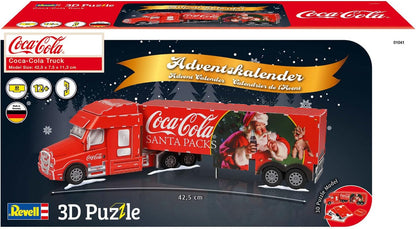 Adventskalender Coca Cola Truck mehrfarbig