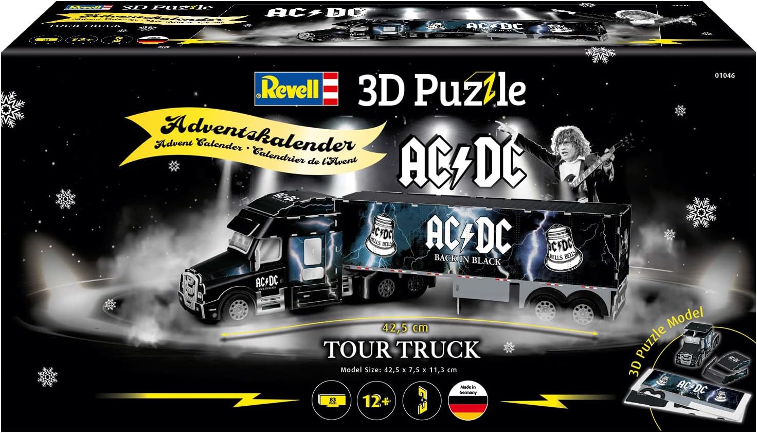 01046 Revell AC/DC Truck Advent Calendar 3D Puzzle