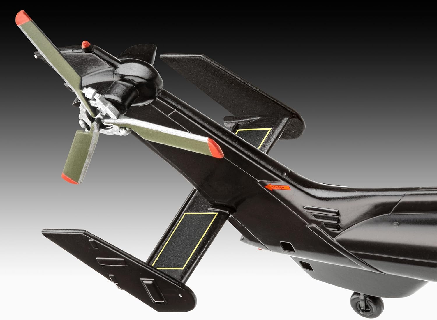 Revell Modellbausatz I Eurocopter Tiger I James Bond 007 Golden Eye I 116 Teile I Maßstab 1:72 I für Kinder und Erwachsene ab 12 Jahren I mit Pinsel und Farben