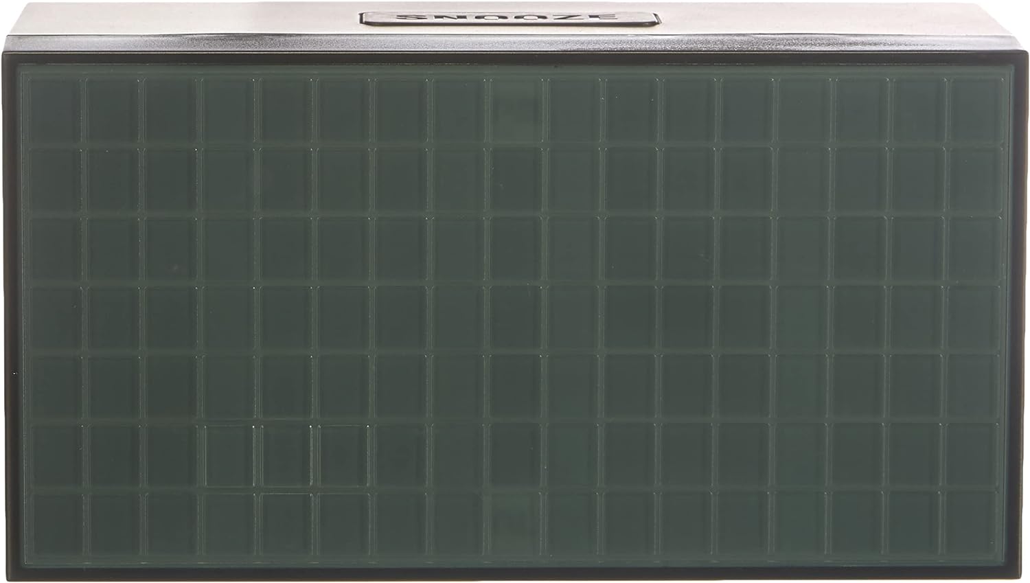 TFA Dostmann Time Block digitaler Wecker, 98.1082.02, mit LED-Leuchtziffern, drei Helligkeitstufen, 6 x 16 x 8,4 cm, schwarz, Kunststoff