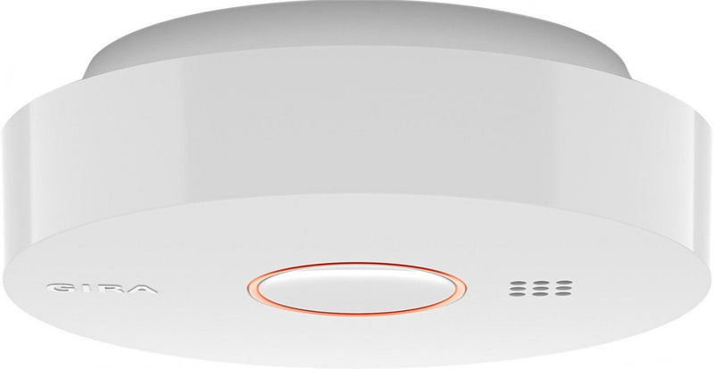 Gira Basic Q Rauchwarnmelder 114502, reinweiß glänzend Single