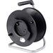 as - Schwabe Universal-Roller Leertrommel Ø230 mm mit Kabelhaspel, Feststellbremse, Fußgestell und ergonomischen Haltegriff, für diverse Kabellängen, 12110 Ø 230 mm