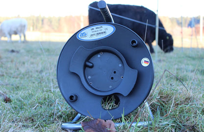 as – Schwabe 12121 285 mm Diameter Empty Storage Reel - Black