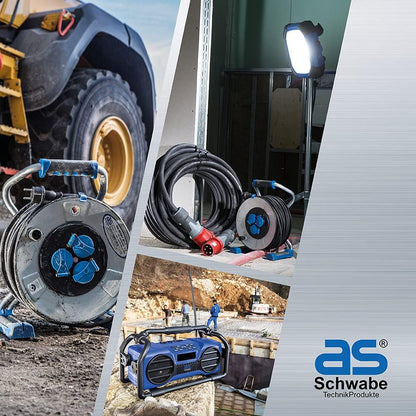 as-Schwabe 19 Zoll RACK 8-fach Steckdosenleiste fu