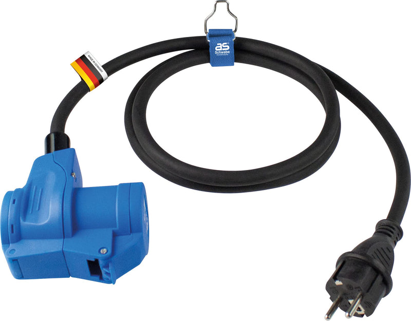 as-Schwabe Camping Adapterleitung 1,5 m schwarz