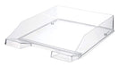 HAN Briefablage KLASSIK TRANSPARENT, moderne, transparente und stapelbare Ablage im frischen Design bis Format A4/C4, 1026-X-23, transparent-glasklar, Transparent-glasklar