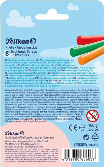 Pelikan 606035 Creaplast Clay, Multicoloured 1 Pack