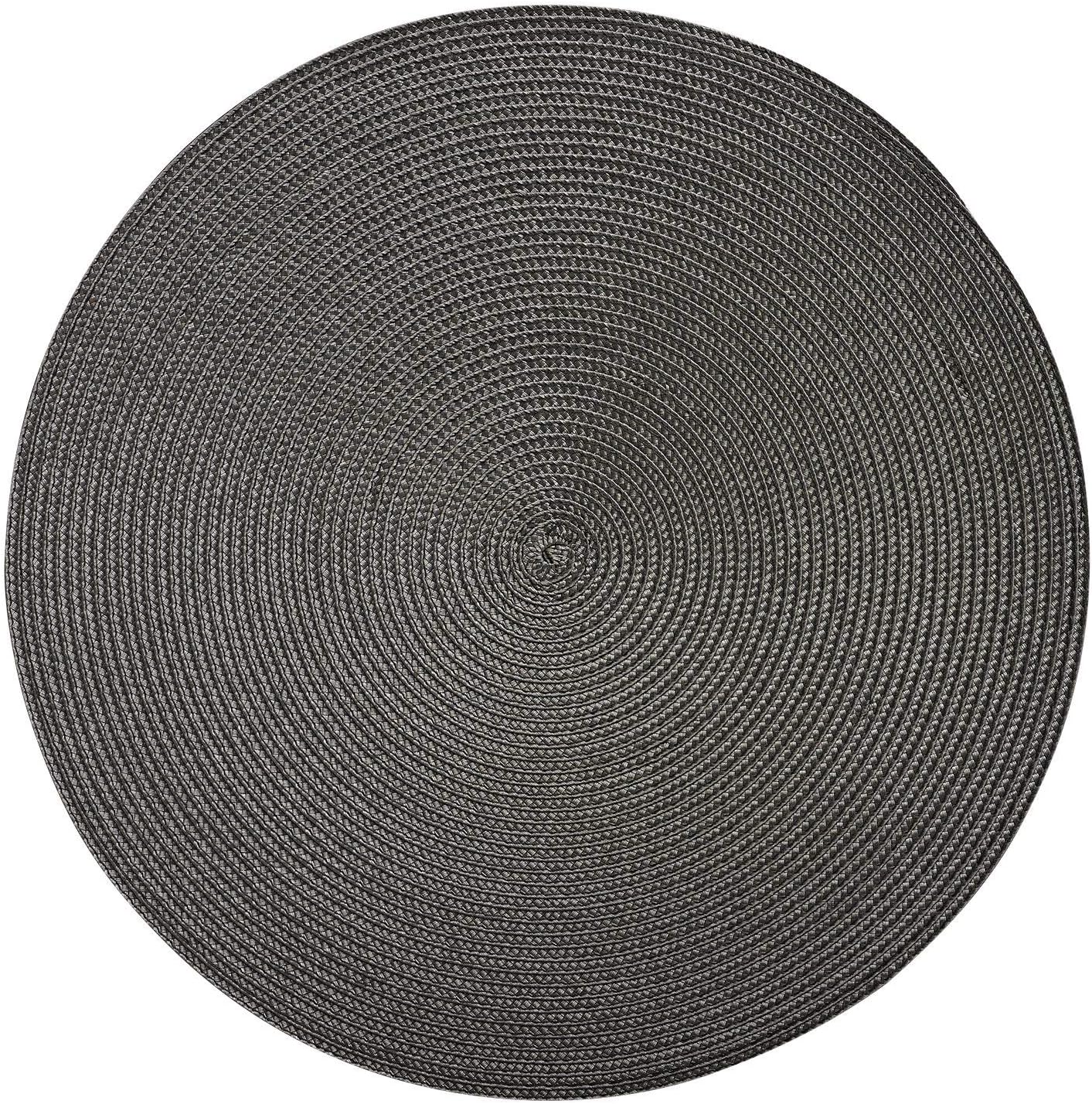 Westmark Placemats, 4 pieces, Ø 38 cm, Polypropylene, Anthracite, Saleen Edition: Circle 38 x 38 cm Anthracite