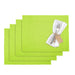 Westmark Placemats, 4 pieces, 42 x 32 cm, Synthetic, Lime Green, Saleen Edition: Home Lime/Green