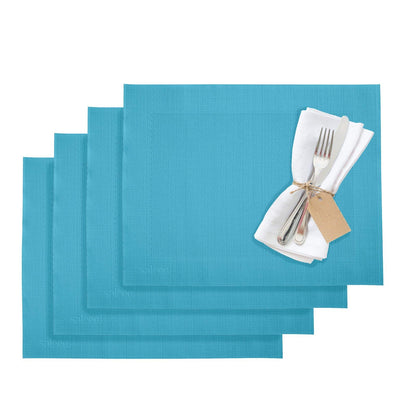 Westmark Placemats, 4 pieces, 42 x 32 cm, Synthetic, Turquoise, Saleen Edition: Home