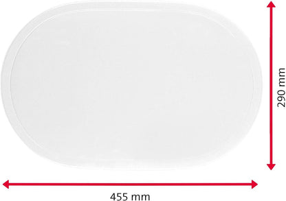 Westmark Tischsets/Platzsets, 4 Stück, 45,5 x 29 cm, Vinyl, Weiß, Saleen Edition: Fun