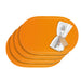Westmark Placemats, 4 pieces, 45.5 x 29 cm, Vinyl, Orange, Saleen Edition: Fun 45.5 x 29 cm Orange
