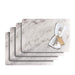 Westmark Placemats, 4 pieces, 43.5 x 30 cm, PET, White, Saleen Edition: Marmor (Marble) 43.5 x 30 cm White