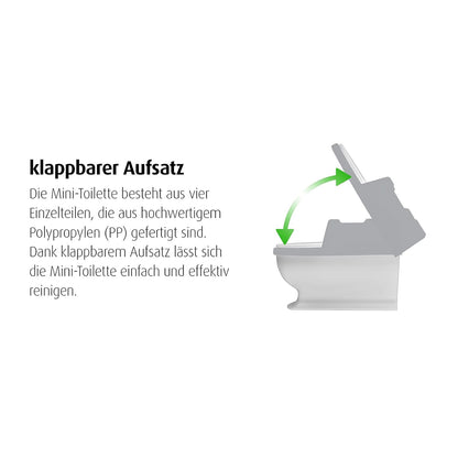 reer Topfchen Sitzfritz - Die Mini-Toilette grau