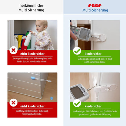 reer Kindersicherung Schrank 71050 weiB