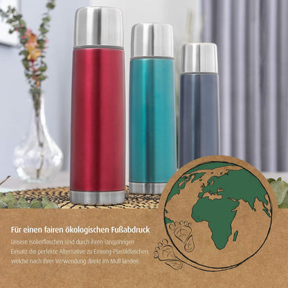reer Isolierflasche Colour grau 0,5 l